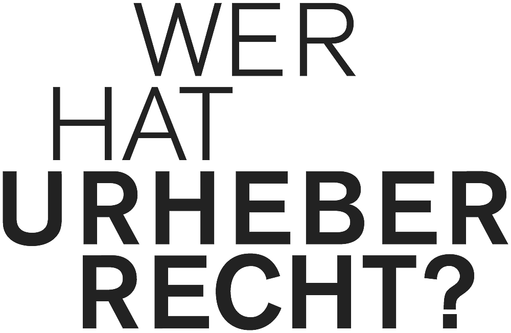 Logo der Plattform "Wer hat Urheberrecht?"
