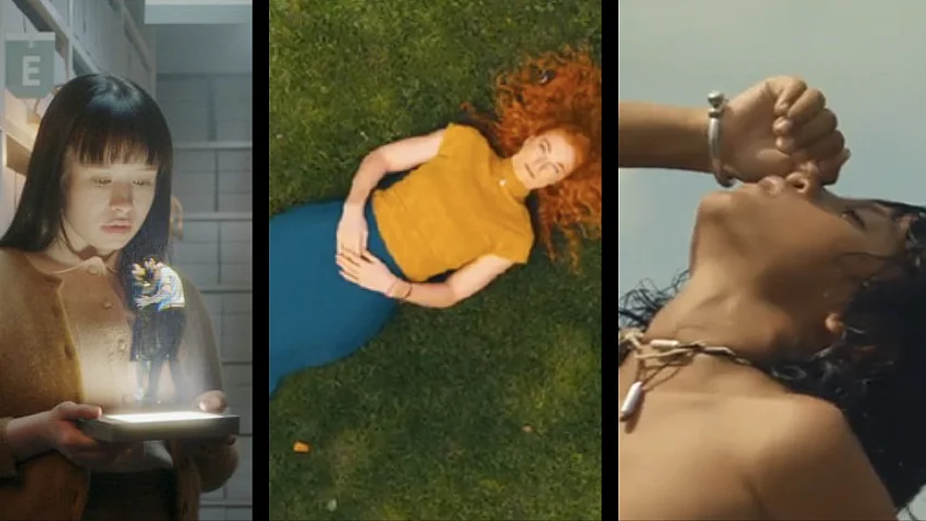 Collage aus Bildern der Filme: "The Ordinaries", "Cleo" und "Das Licht, aus dem die Tr&auml;ume sind"